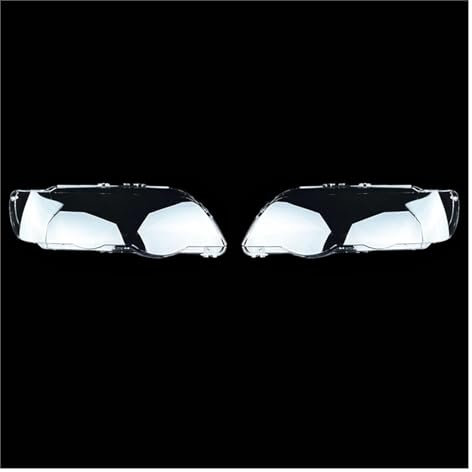 Jiaoqingni Scheinwerfer Lampe Transparenter Für BMW X5 E53 2000 2001 2002 2003,Auto-Scheinwerferschirm Abdeckung,Right