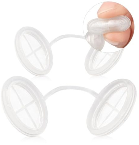 Paquete de 4 filtros nasales transpirables – tapones nasales desechables antipolvo, aptos para alérgicos, protección contra polvo fino (PM2.5), hipoalergénico, varios tamaños para uso diario