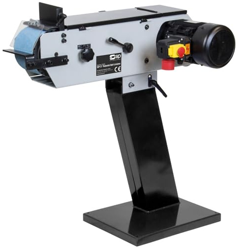 SIP 3 Electric Belt Linisher, 400V 3000W 2000 x 75mm P80 Pedestal Belt Sander