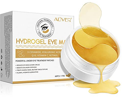 Maschera occhi in Collagen naturale 60 pezzi idratante e lenitiva per occhi gonfi e borse, occhiaie e rughe patch occhi 30paia