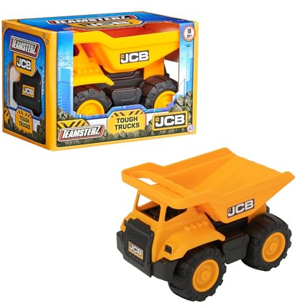 Teamsterz JCB 7-Inch Dump Truck Toy | Yellow Construction Vehicle for Kids | Indoor, Outdoor & Sandpit Play | Durable Construction Truck & Vehicle Toy | Perfect for Toddlers & Kids | Ages 18 Months+