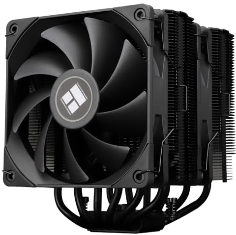 TR Peerless Assassin 120 Black Air Cooler CPU,6 tubi di calore, doppia ventola PWM TL-C12B da 120 mm, tecnologia AGHP, per AMD AM4 AM5, Intel 1700/1150/1155/1200/2011