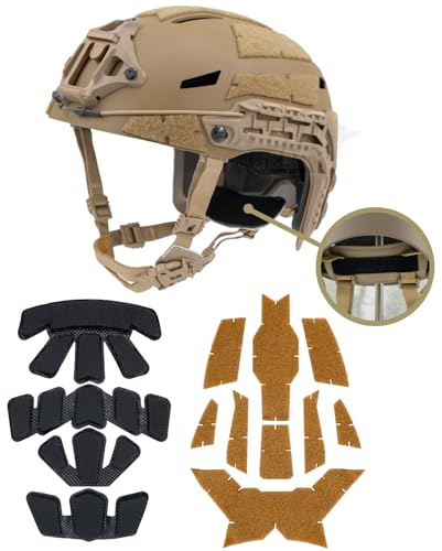 FMATAL GEAR CM Bump Helmet Fast Airsoft Tactical Helmet for Paintball Outdoor Sports Hunting Shooting (TAN, L/XL)