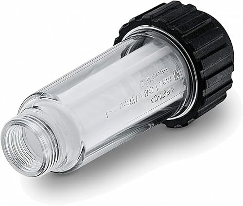 Filtro Acqua Anti Residui via ruggine sassolini anti sabbia per Lavatrice, Lavastoviglie, Idropulitrice 3/4 Pollici M/F, 120mm x 45mm, Lavabile e Smontabile