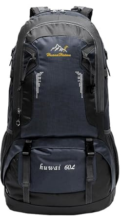 Zaino da esterno con grande capacità, 60 l, borsa da trekking, studenti, borsa per il tempo libero, zaini da bicicletta, da uomo, bolla, Bu2, Taglia unica