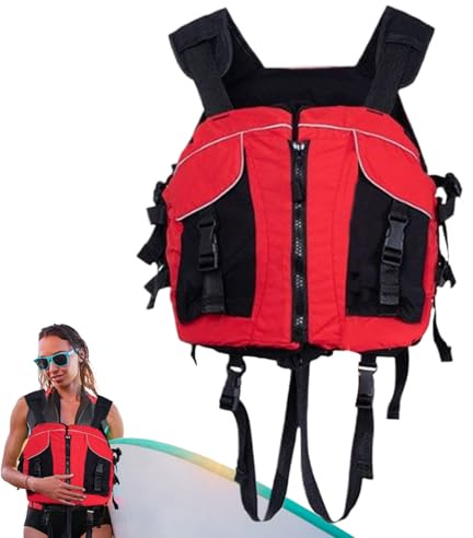 Giubbotti Salvagente per Kayak Adulti - Mutassimo Galleggiante da Pesca,Sicurezza Sport Acquatici Con Tuta Galleggiante Per Rafting, Pesca e Spiaggia
