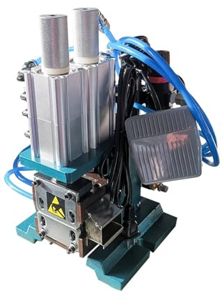 Macchina avvolgitrice di bobine Macchina spelafili pneumatica 4F, filo inguainato multi-core da 25 mm 32-14AWG, macchina spelafili for nucleo di cavo di avvolgimento