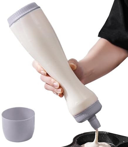 Dispenser di pastella per pancake e torte, funzione di precisione per versare, supporto professionale per catering e casa, uso waffle e ciambelle, facile da pulire, senza BPA, finitura flessibile