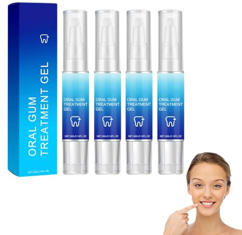 4 Pezzi Cureend Teeth Repair Gel Per Riparare Le Gengive Ritirate, Gum Shield Therapy Gel Per Una Pulizia Profonda, Riparazione Dell'alito Fresco, Lenitivo Istantaneo
