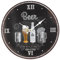 linoows Nostalgie Wanduhr mit Bier Motiven
