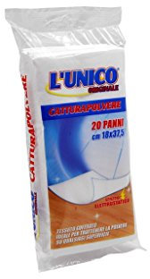 Staubfang, 20 Tücher, 18 x 37,5 cm.