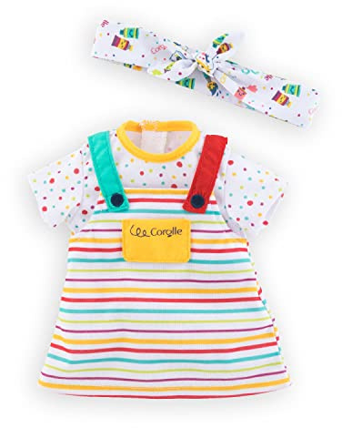 Corolle 9000212120 - Stirnband, Kleid, Künstler, für alle 36cm MaCorolle Puppen, ab 4 Jahren