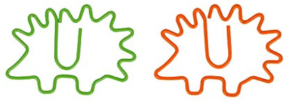 Metall-Büroklammernhalter, Igel-Form, Mini-Büroklammern, Lesezeichen, Anstecknadel, Dokumente, Fotoklammer, zufällige Farbe, 20 Stück, bezaubernde Qualität und praktisch