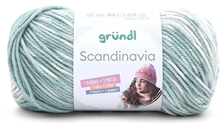 Gründl Scandinavia, Norwegermuster direkt aus dem Knäuel, 100g/165 m,70% Polyacryl/30% Wolle,NS 4-5 (02 Lind-Natur)