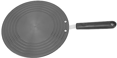 Wifehelper Plaque Diffuseur à Induction Adaptateur à Induction en Acier Inoxydable Diffuseur Convertisseur Cuisinière à Cnduction Plaque de Conduction de Chaleur avec Poignée Résistante à (28cm)