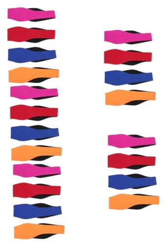 ABOOFAN 20pcs Adjustable Swim Headband Boys and Girls Breathable Headbands for Swimming Ear Covers Design for Adults