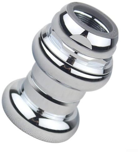 Sileduove Juego de dirección de bicicleta de 1 1/8 pulgadas, auriculares sin rosca, auriculares sin rosca, aleación de aluminio, para bicicleta de carretera de 22,2 mm