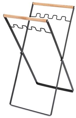 Supporto per sacco della spazzatura Supporto stabile per sacco per foglie in ferro Supporto pieghevole per sacco della spazzatura Supporto per sacco per foglie leggero Supporto per sacchetto della spe