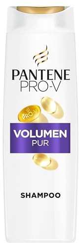 Pantene Pro-V Volumen Pur Shampoo 500ml für Feines, Plattes Haar. Reinigt Sanft und Schützt die Haarbindungen. Ohne Silikone, Mineralöle und Farbstoffe. Active Nutri-Plex Technologie