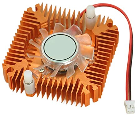 YAOGUI Dissipatore di calore in alluminio Con Ventola Per 1W 3W 5W 10W Ad Alta Potenza Computer CPU Grafica Dissipatore di Calore Cooler 5.5 cm Distanza Fori Radiatore Cpu Cooler