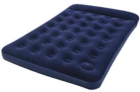 Pavillo Luftbett, Blue Horizon Step, 75 x 54 x 11/1.91m x 1.37m x 28cm, Double, mit interner Fußpumpe, Dunkelblau