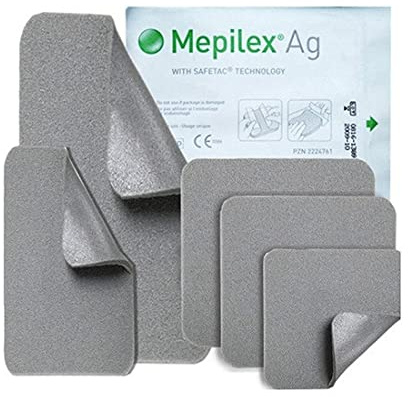 Mepilex Ag 12,50 X 12,50 Cm 5 Uds