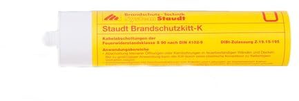 Staudt Brandschutzkitt FTS-K, Kartusche, 310 ml 8207 (Brandabschottung Brandschutz Brandschutz-Komponente Feuerabschottung Kabel-Brandschutzkissen Kissenschott Flamro Brandschutzmasse)