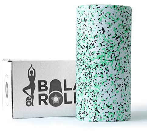 Balance Roll Faszienrolle (Modell 2020) inkl. Anleitung mit Übungsbeispielen (Härtegrad Standard) Faszien Rolle zur Selbstmassage (Tricolor)
