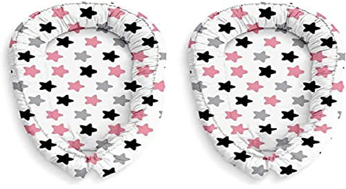 Multifunktionale Kuschelnest Babynest Kokon für Babys und Säuglinge, Nestchen, Reisebett, 100% Baumwolle, antiallergisch