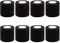 BQTQ 8 Rollen Selbsthaftende Cohesive Bandage Haftbandage Verband Elastische Selbsthaftende Haftbandage Fixierbinde für Finger Hand Zehen (Schwarz, 5 cm x 4,5 m)