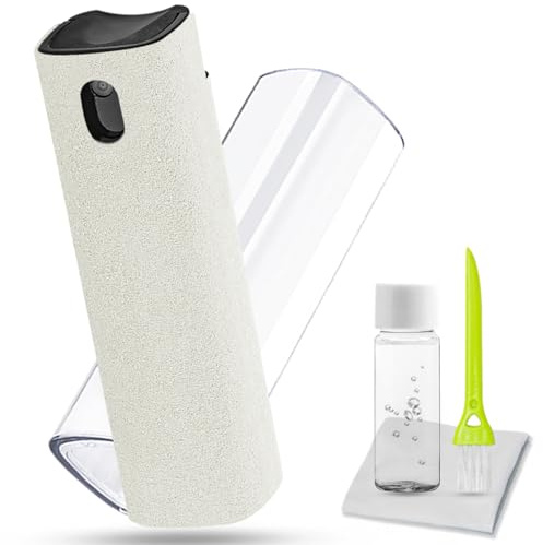walrfid Car Screen Cleaner Spray, Electronic Touchscreen Mist Cleaning Brush Kit for TV, Laptop, iPad, iPhone, Cellphone, MacBook Pro, Tablet, PC, Computer, Monitor, LCD Screens, Eyeglasses - Cream