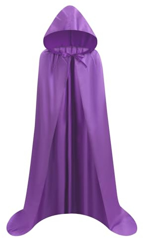 Proumhang Cape à capuchon Déguisement Adulte Costume Halloween Carnaval Noël