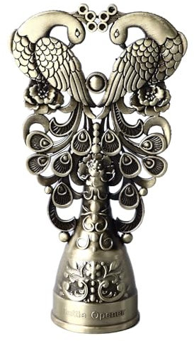 Dekaim Apribottiglie in Metallo Vintage Evitare Scivolamenti, Apribottiglie per Birra retrò Decorativi Addensati, per Bar E Ristoranti di Casa(Bronzo)