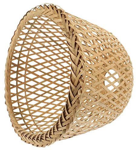 CIYODO Pantalla De Lámpara De Bambú Vintage Estilo Asiático Para Iluminación De Mesa Y Suelo Cubierta De Luz Rústica Fácil Instalación Y Durabilidad Para Navidad Y Nuevos Hogares