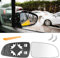 Kigniote Spiegelglas Rechts für Opel Astra H 2004-2009 Außenspiegel Glas Beheizbar Asphärisch Spiegelglas Rechts Beifahrerseite Spiegelglas Ersatz für Vauxhall Holden Astra H GTC 2004-2009