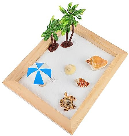 DECHOUS 1Satz Miniatursandbox Sandspielzeug Für Garten Und Büro Kreatives Strandspielzeug Mit Maritimem Design Für Mini Ozeanszenen Heimdekoration Und Stressfreies