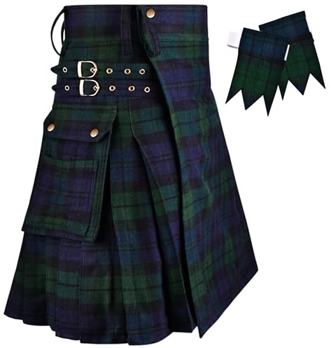 Valor Kilt Traditionnel pour Homme à Carreaux écossais 473 g 473 g 453 g Laine Acrylique de qualité supérieure