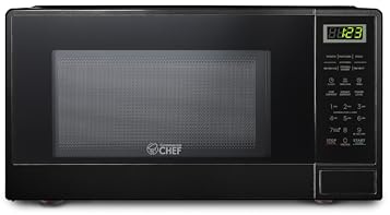 Commercial Chef 1.1 Cu. Ft. Countertop Microwave Oven, CHCM11100B, Black