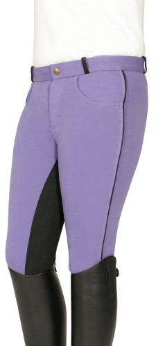 Pfiff 101659 Kinder Reithose Franka Vollbesatz Vollbesatzreithose, lila, 134