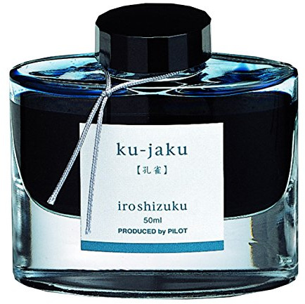 PILOT Iroshizuku Ku-Jaku Ink - Duck Green - 50ml Bottle