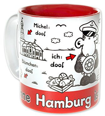 Sheepworld 61038 Tasse Ohne Hamburg ist Alles doof.