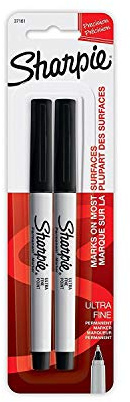 SHARPIE PRM MKR, BLK, UFP, 2CT, Old
