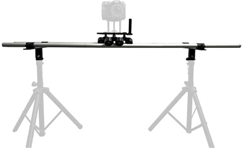 Glide Gear DEV 4 Dolly – Track Slider – 3X 23 Rails, Frictionless Base Plate, 50lb Payload, Portable with Carry Bag