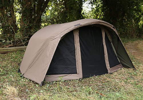 Fox Retreat+ Ripstop Ventec 1-man Compact Skin - Überwurf für Angelzelt zum Karpfenangeln, Zeltüberwurf für Fox Zelt