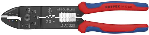 Knipex herramientas 97 22 240 crimpadora alicates