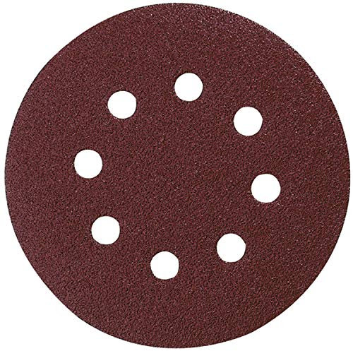 Disques abrasifs Ø125 mm Red Velcro Grain 80 bois/métal (10 pcs) - MAKITA P-43555