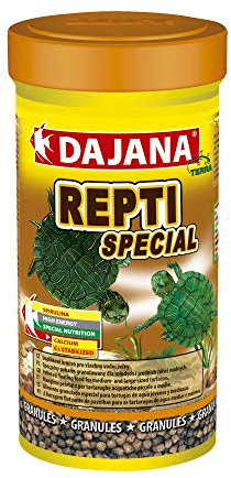 Dajana Repti Special – Alimento en gránulos indicado para jóvenes tortugas acuáticas y animales de terrario