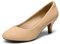 DREAM PAIRS Damen-Pumps mit geschlossener Zehenpartie,Size 41,NACKT/Nubuck,LUVLY