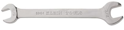 Klein Tools 68464 Open-End Wrench 11/16-Inch and 3/4-Inch Ends