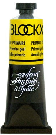 Blockx Primary Yellow Oil Paint, 35ml Tube